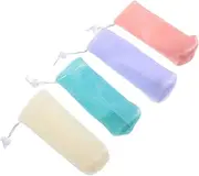 HONMEET Thick Mesh Soap Bag Soap Storage Net Travel Shower Exfoliate Lather Hang