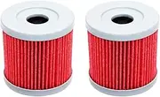BIZOCA Motorcycle Oil Filter/compatible DRZ400 DRZ 400 DRZ400E DRZ400S DRZ400SM LTR450 QUADRACER LTR 450 LTZ400 QUADSPORT LTZ 400(2pcs)