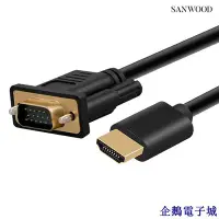 在飛比找Yahoo!奇摩拍賣優惠-溜溜雜貨檔【電腦配件】HDMI TO VGA轉換線HDMI轉