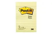 Post-it: Notes Yellow 660 Lined - 100 sheet pad