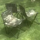Folding Camping Table Chairs Oxford Cloth Stable Portable Outdoor Desk HH