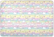 Dogs Cartoon Changing Pad Covers Waterproof Washable Diaper Changing Mat Portable Incontinence Pads for Baby Toddler Children , 52" L x 34" W