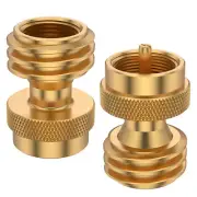 Propane Tank Adapter Brass Propane Cylinder Adapter Portable Bottle Versatile ◎