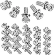 GETAJGHSD 1 Set Motorcycle Battery Terminal Bolt and Nut Assortment Hexagon Machine Screws with Design for Easy Installation and Durability