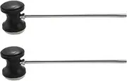 Generic 2-piece Bass Drum Beater, Bass Drum Pedal Beater, Percussion Instrument Accessories, Foot Pedal for Kick Drum with Felt Head for Training