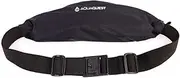 Aqua Quest Kona Running Belt - Water Resistant Zipper Pouch - Comfortable, Adjustable, Lightweight - Waist Pack for Phone, Money, Keys - Black