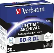 VERBATIM 43846 Blu-Ray BD-R 50GB 6X JC5