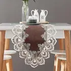 Vintage Lace Dining Table Runner, 108 Inches Macrame Coffee Table Runners for Ki