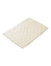 [My Brest Friend] Quilted Travel Cot Fitted Padded Sheet Cream