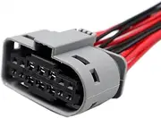 Headlight Connector Pigtail Plug Compatible with Mercedes E-Class Bi-LED S-Class 2014-2017 14pin Wire Harness
