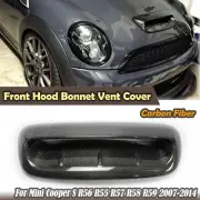 Carbon Fiber Hood Bonnet Scoop Vent Cover For Mini Cooper S R56 2007-2014 2012