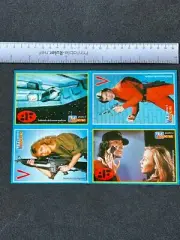 Ultra RARE 1983 Stickers Sheet V The Visitors Series Unseen cards Alien Show E