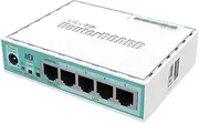 MikroTik RB750Gr3 hEX 5 Port Gigabit Ethernet SOHO Router - Dual Core 880MHz CPU, 256MB RAM, USB, MicroSD, RouterOS L4