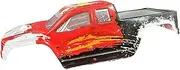 Oshhni 1/10 RC Car Body Shell Frame, High Performance,Model Easily Install Lightweight Accessories Replacement for 2996A RC Car Toy, Red