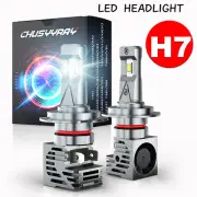 White H7 LED Headlight Motorcycle Bulbs For Honda CBR 1000RR 600RR F4i RC51