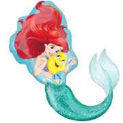 Ariel The Little Mermaid Dream Big Supershape Jumbo Helium Balloon 86cm