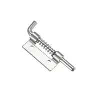 10pcs Carbon Steel Lock Bolt Spring Loaded Pin Latch 52mm Long Left
