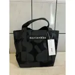 MARIMEKKO MINI托特包 閃亮黑