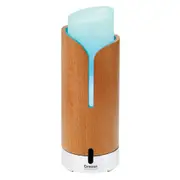 Oregon Scientific 9cm Zen Aroma Wood Diffuser Aromatherapy w/Music/Timer/Control