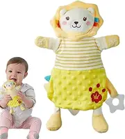 Toddler Soother Lovey, Sleeping Soother Cartoon Lovey for Playing, Huggable Nursery Bedding Crib Stroller Soothing Blanket for Birthday, Children's Day