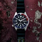 【CITIZEN 星辰】PROMASTER 鋼鐵河豚EX潛水機械錶 送行動電源 開學(NY0110-13E)