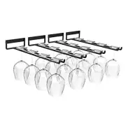baowenbei 11.8 Inch Wine Glass Rack,Set of 4 Stemware Wine Glass Hanging 4PCS