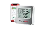 Smart Home Thermometer Thermopro TP357 Bluetooth Indoor Hygrometer App Alert