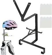 Cycling Shoes Organizer, Cycling Gear Display Holder, 7.87x7.48x4.52 inches Efficient Storage, Space Saving Design, Bike Shoe Wall Rack for Hats, Goggles, and Accessories