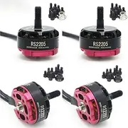 1/2 / 4pcs Mitoot RS2205 2300KV 2600KV Brushless Motor CW CCW Fit for Rc QAV200 210 250 FPV Quad Racing(1pcs 2300KV CCW)
