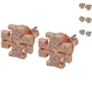 Tory Burch Kira Pave Stud Earrings Crystal Nickel Free 53423 0098 JPN Limited C