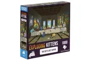 Exploding Kittens 1000Pc The Cat's Last Supper Puzzle