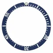 BEZEL INSERT FOR VINTAGE OMEGA SEAMASTER WATCH 38MM X 32MM BLUE