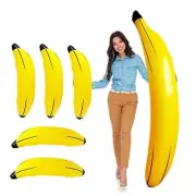6 Pcs Bachelorette Party Game Inflatable Banana Props Balloons,Include 70 Inch