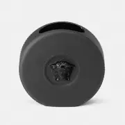 NEW Versace La Medusa Mini Black Round Vase 10cm