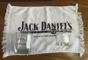 Jack Daniels Whiskey Low Ball & Shot Glass Set with Bar Towel