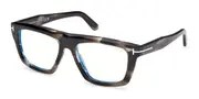 Tom Ford FT6059-B Blue-Light Block 056 Men's Glasses Tortoiseshell Size 54 - Private Health Rebate - Blue Light Block Available