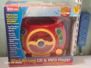 KidzLane Sing-A-Long CD & MP3 Player With Dual Microphones USB Port LED Display