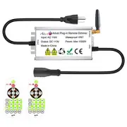 Outdoor Dimmer for String Lights IP67 Waterproof/150FT Range/Timer 1500W