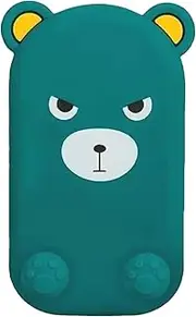 Desktop Phone Holder - Foldable Phone Desk Stand Cradle - Height Adjustable Mobile Cradle Bracket, Portable Bear Cute Decor for Kids Adults Work Live Streaming