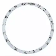 BEZEL INSERT FOR OMEGA SPEEDMASTER 9300 CHRONO 41.5MM 331-10-42-51-01-002 SILVER