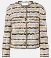 [Veronica Beard] Veronica Beard Sumira tweed jacket AU 18 blue