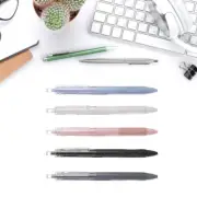 5Pcs Retractable Gel Pens 0.5mm Refillable for DIY Scrapbooking Daily Journaling