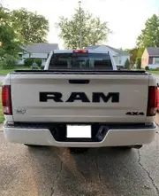 3D ABS Car Rear Tail Trunk Emblem Badge Sticker Decals For Dodge RAM 1500 2500 3500 2021 2020 2019 2018 2017 Car Accessories 3X black RAM