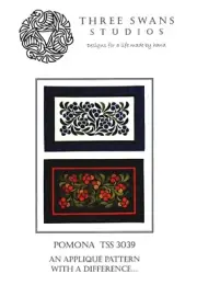 Pomona Quilt Applique Pattern Three Swans Studios TSS3039