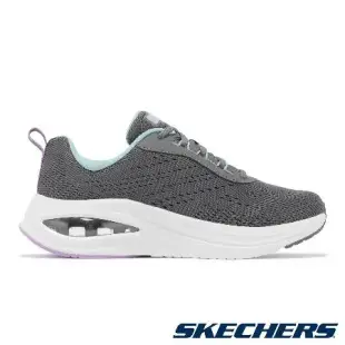 Skechers 休閒鞋 Skech-Air Meta 女鞋 灰 白 氣墊 避震 微厚底 記憶鞋墊 運動鞋 150131CCMT