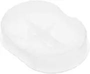 NUOBESTY 1pc Box Ellipse Soap Box Mould DIY Silicone Frame for Soap Storage Style Easy to Clean for Crafting Beautiful Storage
