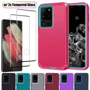 Heavy Duty Case Cover + Screen Protector For Samsung Galaxy S20 Ultra 5G/S20+5G