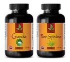 Immune action - GRAVIOLA-SPIRULINA COMBO- spirulina juice powder
