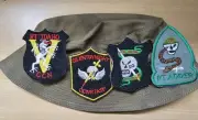 Vietnam War MACV SOG CCN Short Brim Subdue Tiger Stripe Hat Set #2 - Size 7 1/2