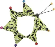Abaodam Halloween Cat Scarf Halloween Costumes Halloween Clothes Puppy Collars Oogy Boogy Halloween Costume Decor Reusable Puppy Collar Kitten Collar The Cat Accessories Pumpkin Polyester